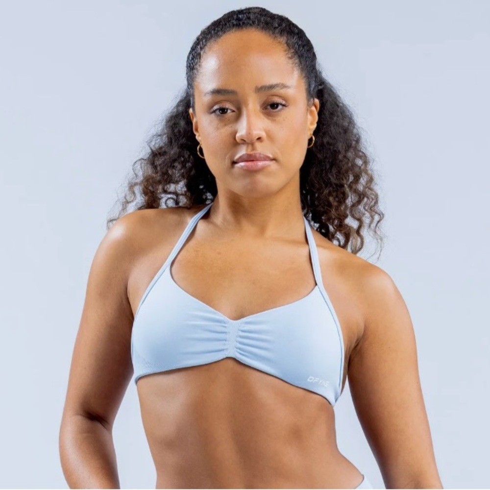 ONFEMME Light Blue Crop Top